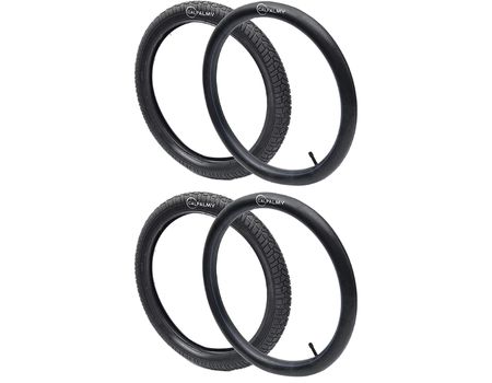 CALPALMY (2 Sets) 18“Kids Bike Replacement Tires and Inner Tubes