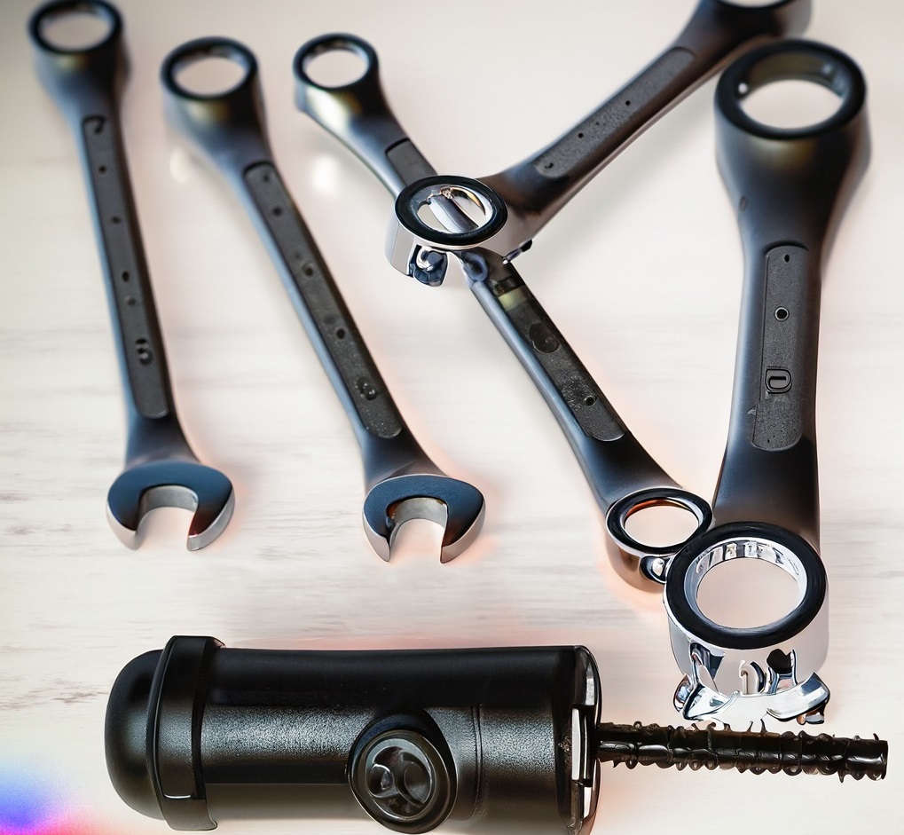 Gather bike Tools To Change A Rear Bike Tire With Gears