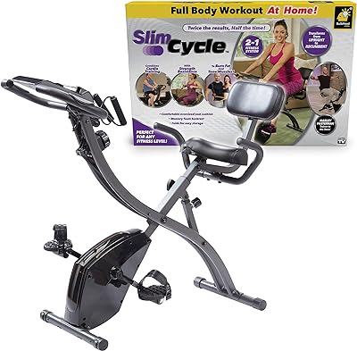 BulbHead As Seen On TV Slim Cycle Stationary folding Bike for tall man